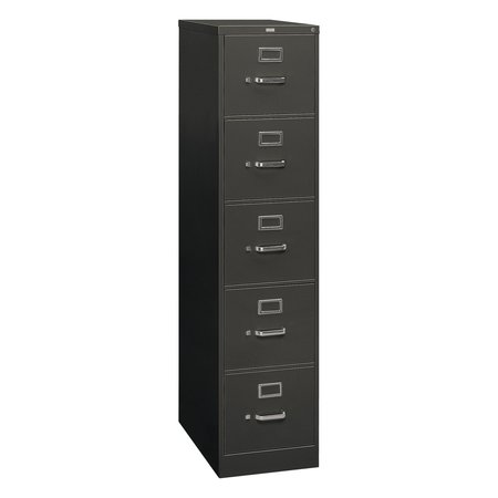 HON 15" W 5 Drawer File Cabinet, Charcoal, Letter H315.P.S